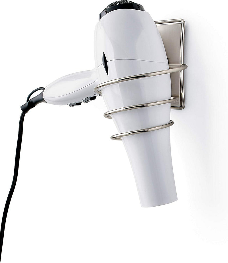 Command Bath Satin Nickel Hair Dryer Holder Bath39-SN