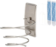 Command Bath Satin Nickel Hair Dryer Holder Bath39-SN