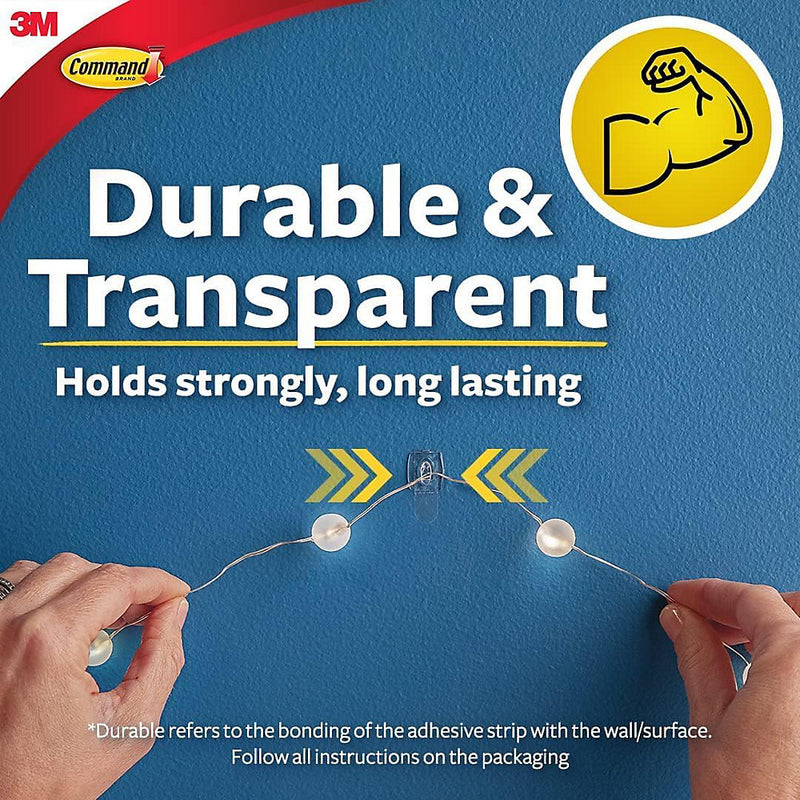 Command Outdoor Clear Mini Hooks 17006H-AW