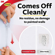 Command Outdoor Clear Mini Hooks 17006H-AW