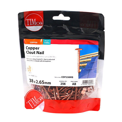 TIMCO Clout Nails Copper