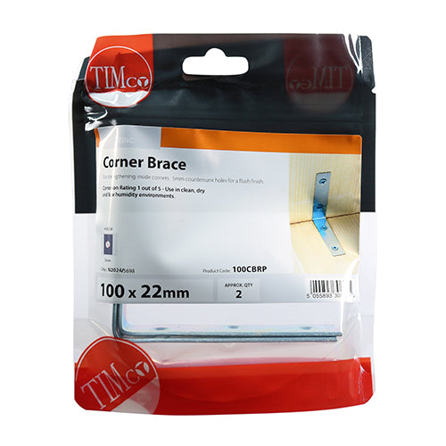 TIMCO Corner Braces Silver