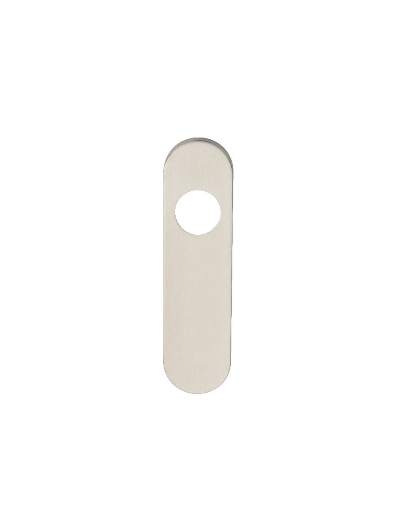 Radius Coverplate To Suit Cslp - Pair - Latch - Satin Stainless Steel