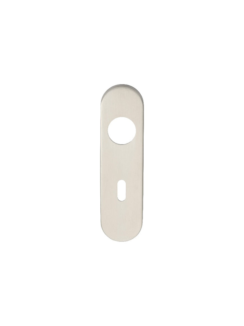 Radius Coverplate To Suit Cslp - Pair - Lock 57Mm C/C - Satin Stainless Steel