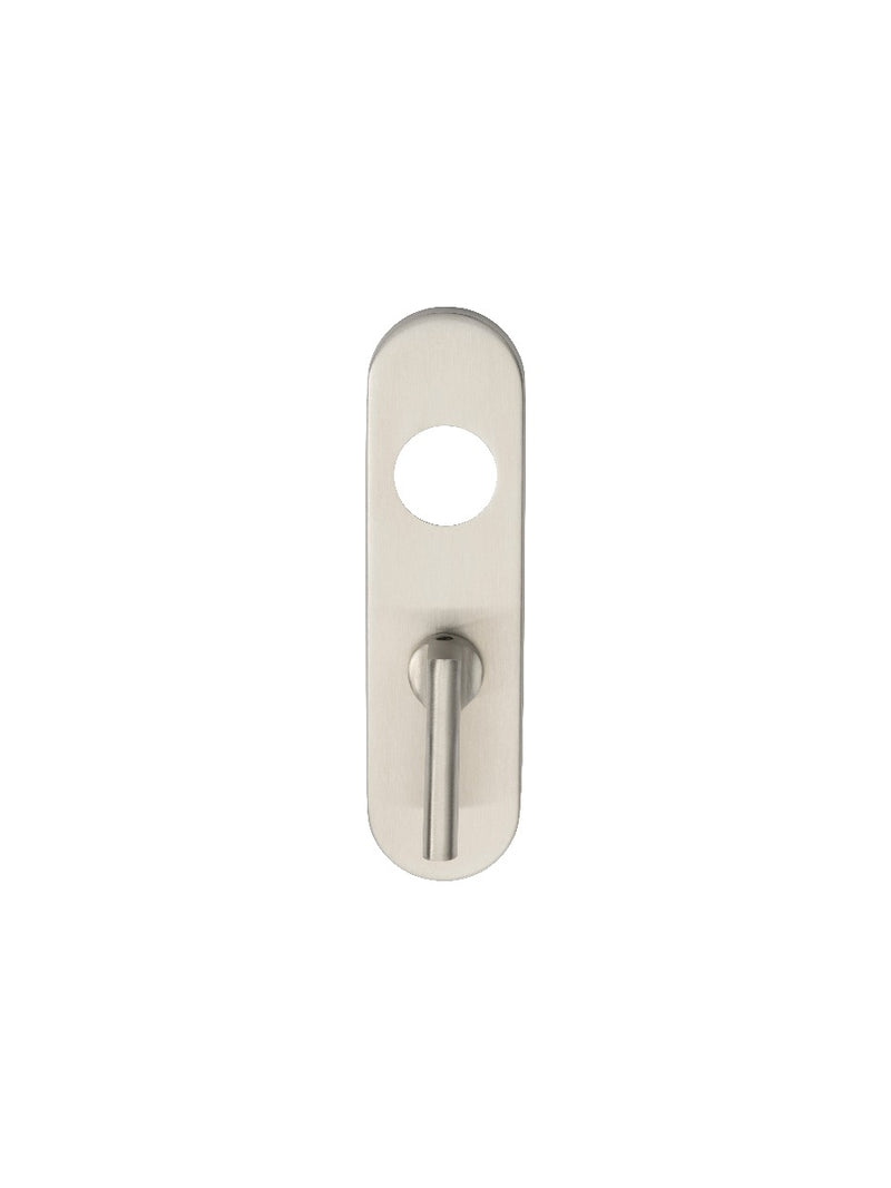 Radius Coverplate To Suit Cslp - Pair - Bathroom 57Mm C/C - Large Turn - Satin Stainless Steel