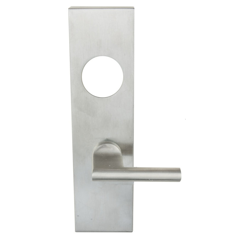 174 X 45 X 8Mm Steelworx Square Backplates - Bathroom (57Mm C/C) + Standard Turn & Release - Satin Stainless Steel