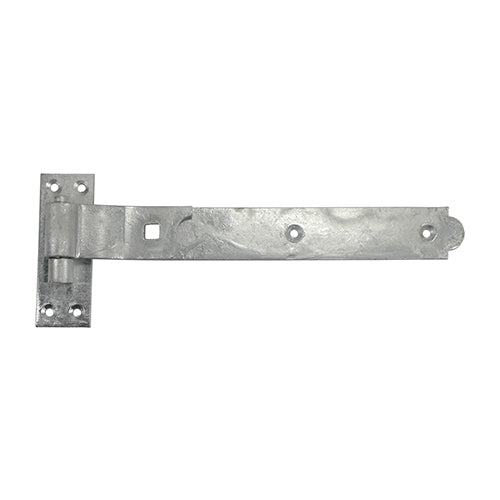 TIMCO Cranked Band & Hook On Plates Hinges Black - 250mm