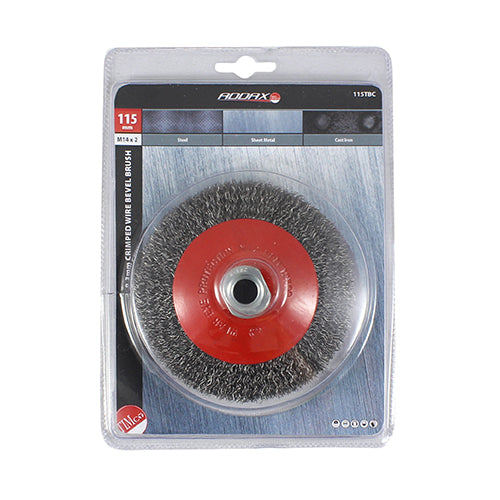 TIMCO Angle Grinder Bevel Brush Crimped