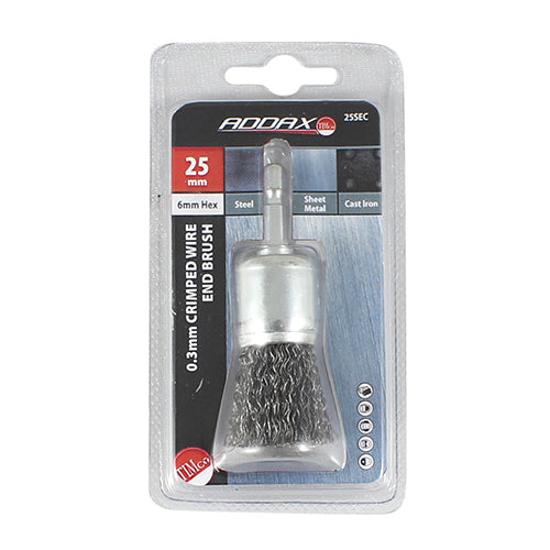 TIMCO Drill End Brush Crimped Steel Wire