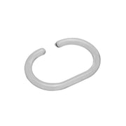 Croydex Clear C Shaped Curtain Ring - Pack of 12, Standard