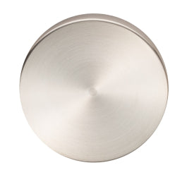 Escutcheon - Blank Profile - Push-On Round Rose - Satin Stainless Steel