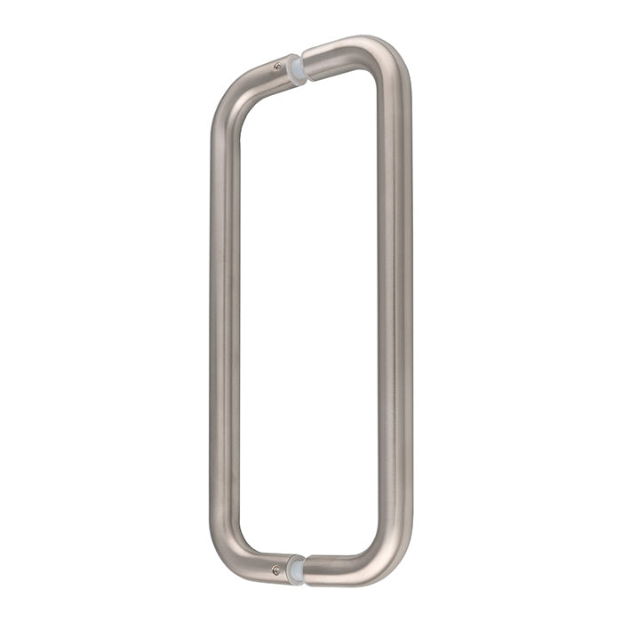 19Mm Dia. D Pull Handle - 300Mm C/C - Back To Back Fixing - Satin Stainless Steel