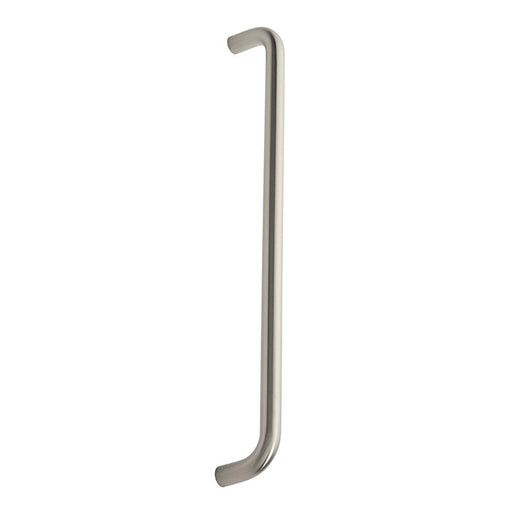 19Mm Dia. D Pull Handle - 450Mm C/C - Bolt Through Fixing - Bright Stainless Steel
