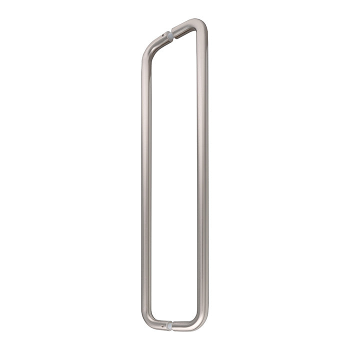 19Mm Dia. D Pull Handle - 600Mm C/C - Back To Back Fixing - Satin Stainless Steel