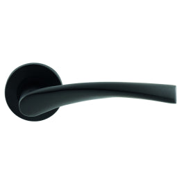 Breeze Lever On Sprung Push-On Round Rose - Satin Stainless Steel