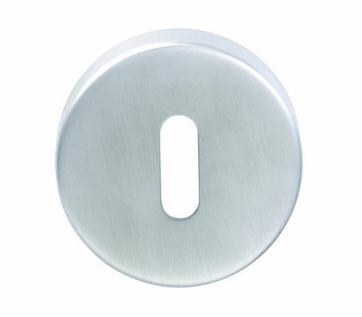 Escutcheon - Lock Profile - Push-On Round Rose - Satin Stainless Steel