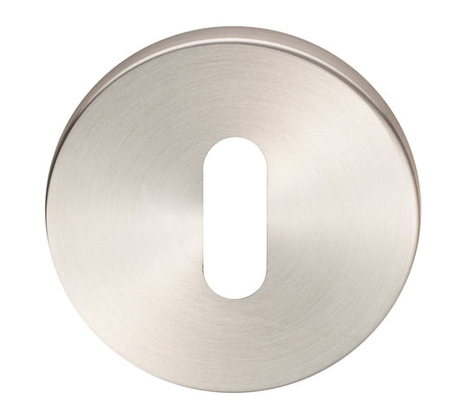 Escutcheon - Lock Profile - Push-On Round Rose - Satin Stainless Steel