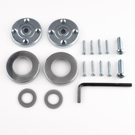 Face Fix Rose To Suit Pull Handles - Pair - Bright Stainless Steel