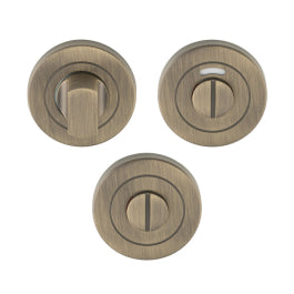 Turn & Release - 5Mm Spindle - Push-On Round Rose - Optional Indicator - Satin Stainless Steel