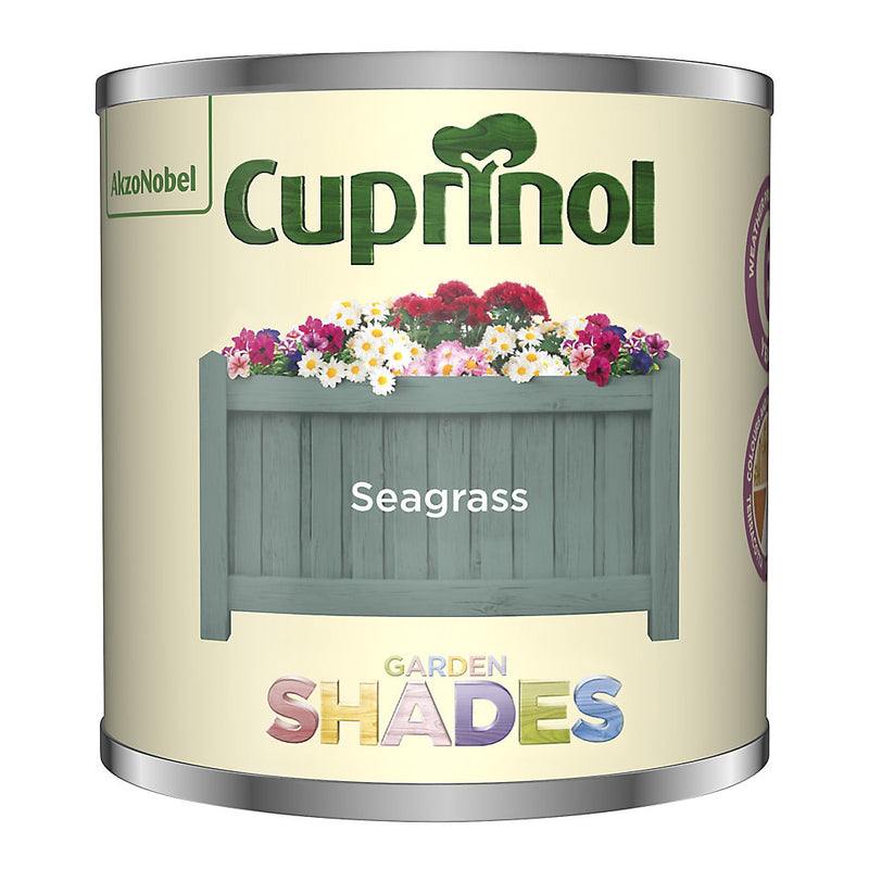 Cuprinol Garden shades Seagrass Matt Multi-surface Exterior Fencing & sheds Protector Wood paint, 125ml Tester pot