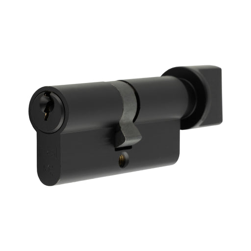 Mp5 70Mm Euro Cylinder & Turn - Ktd - Black