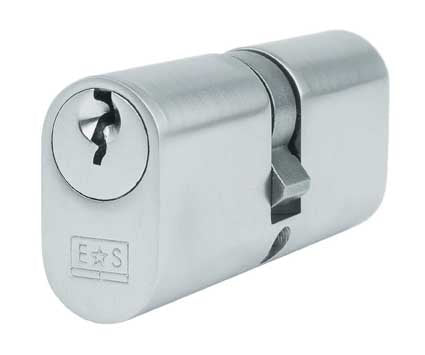 Mp5 70Mm Oval Double Cylinder - Ktd - (Architectural) - Satin Chrome
