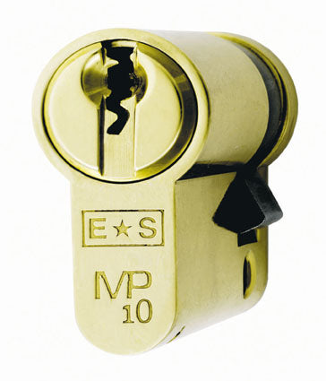 Mp10 42Mm Euro Single Cylinder - Mk - Polished Brass