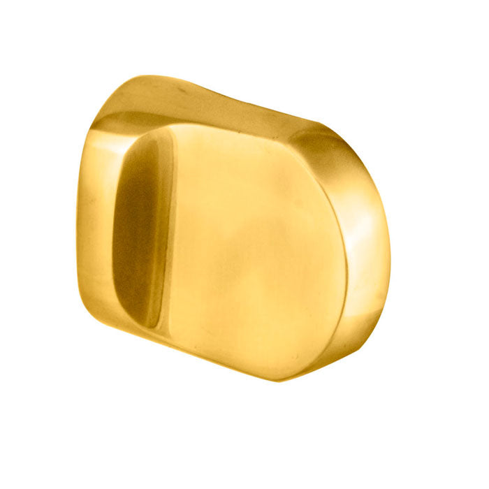 Tall Semi Circular Thumbturn - Polished Brass