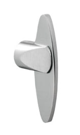 Shaped Thumbturn - Satin Chrome