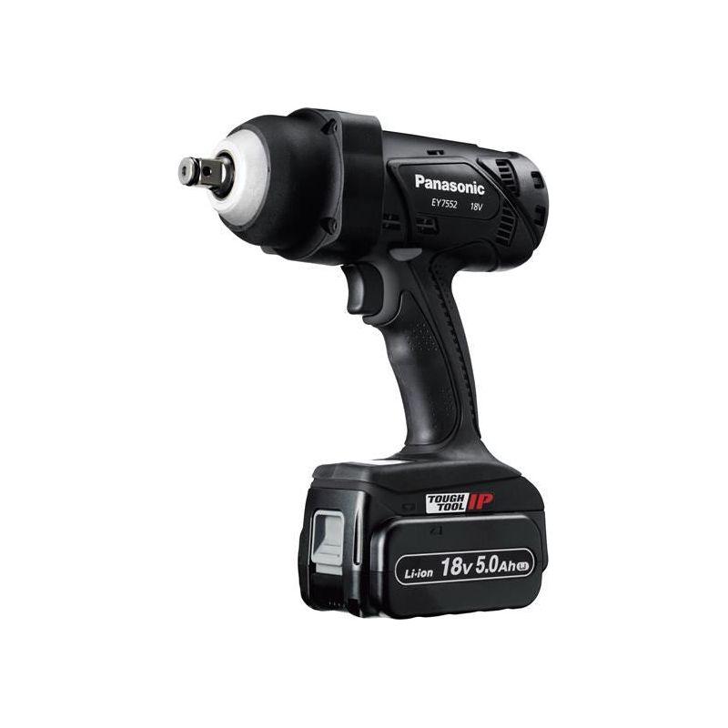Panasonic EY7552 Heavy-Duty Impact Wrench 18V 2 x 5.0Ah Li-ion Panasonic - RockBottom Nothampton