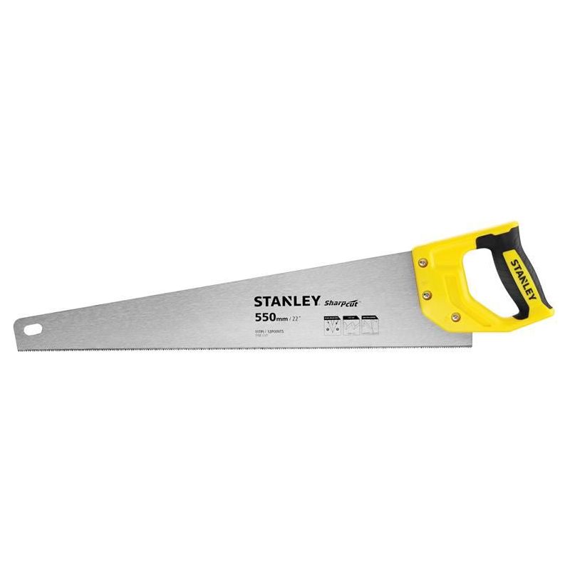 Stanley® Hand Tools Sharpcut™ Handsaw 550mm (22in) 11 TPI STANLEY® Hand Tools - RockBottom Nothampton