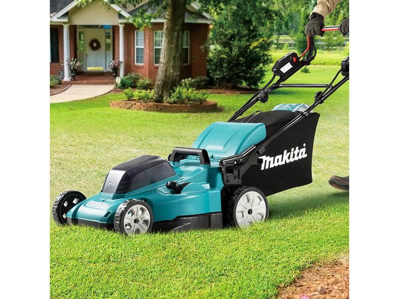 Makita DLM481Z Self-Propelled Lawn Mower 36V (2 x 18V) Bare Unit Makita - RockBottom Northampton 