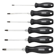 Draper Draper TX-STAR Tamperproof Hard Grip Screwdriver Set (6 Piece) Draper - Town Tools