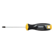 Draper Draper TX-STAR Tamperproof Soft Grip Screwdriver, T25H x 100mm Draper - Town Tools