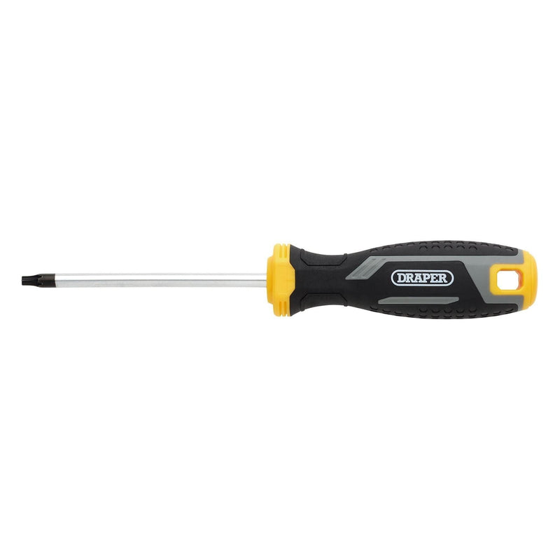 Draper Draper TX-STAR Tamperproof Soft Grip Screwdriver, T25H x 100mm Draper - Town Tools