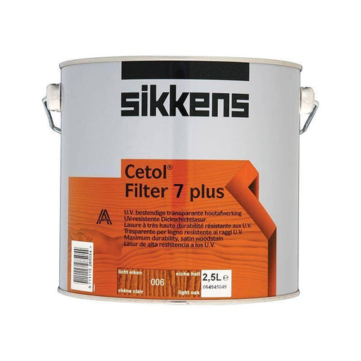 Sikkens Cetol Filter 7 Plus Translucent Woodstain Light Oak 2.5 litre Sikkens - RockBottom Nothampton