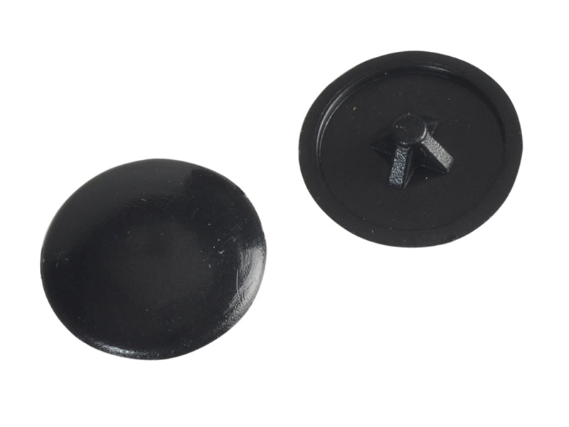ForgeFix Pozi Compatible Cover Cap Black No.6-8 Forge Pack 50
