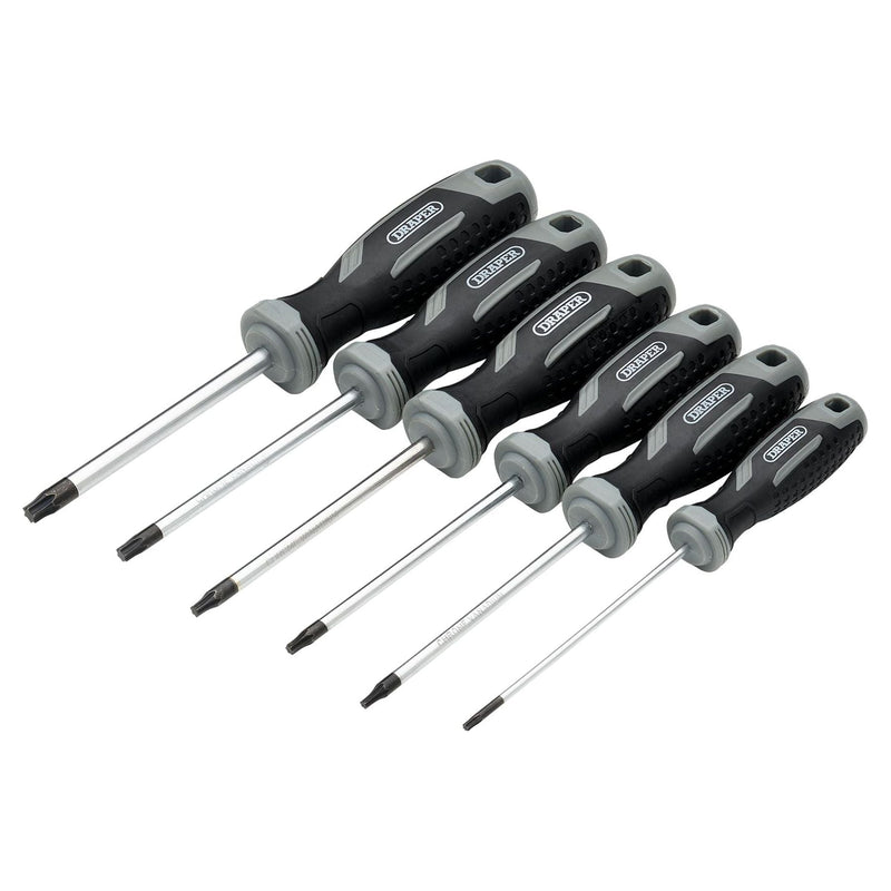 Draper Draper TX-STAR Soft Grip Screwdriver Set (6 Piece) Draper - Town Tools