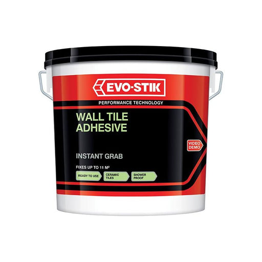 Evo-Stik Instant Grab Wall Tile Adhesive 10 litre EVO-STIK - RockBottom Northamptin