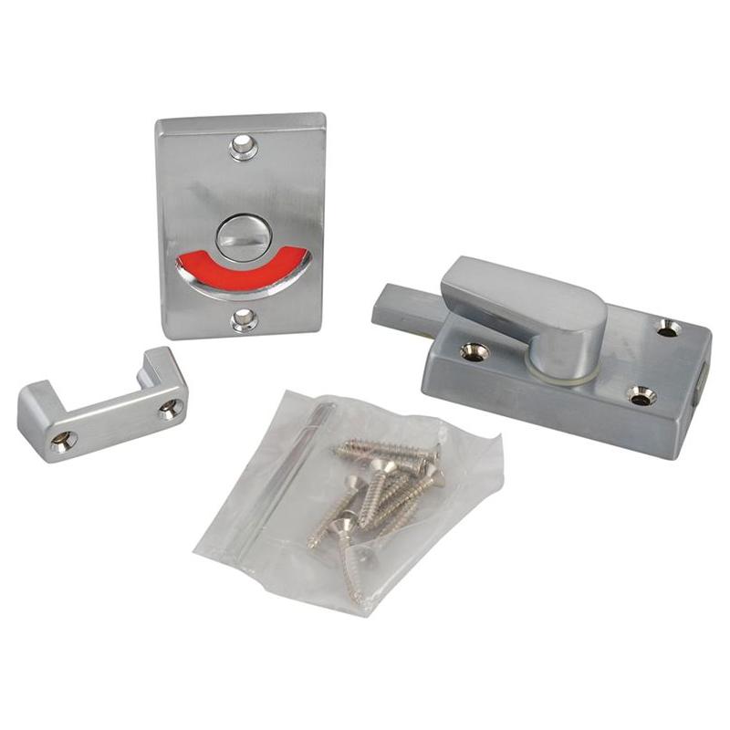 Yale Locks Indicator Bolt for Bathrooms or W.C Doors Satin Chrome P127 Yale Locks - RockBottom Northampton