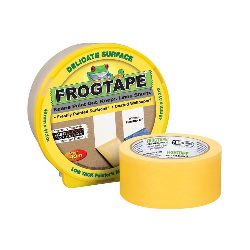 Shurtape FrogTape® Delicate Surface Masking Tape 48mm x 41.1m Shurtape - RockBottom Nothampton