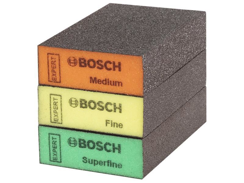 Bosch Powertool Accessories XPERT S471 Standard Sanding Block Set, 3 Piece Bosch Powertool Accessories - RockBottom Northampton
