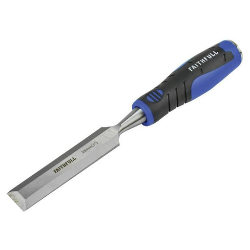 Faithfull Soft Grip Bevel Edge Chisel 25mm (1in) Faithfull - RockBottom Northampton