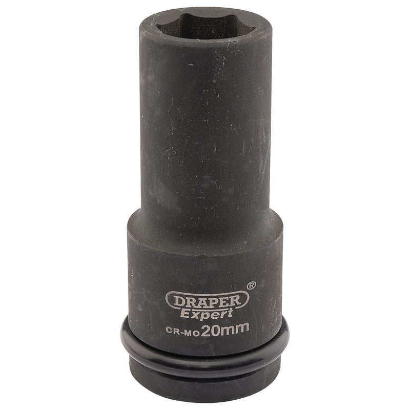 Draper Expert HI-TORQ 6 Point Deep Impact Socket, 3/4" Sq. Dr., 20mm Draper - Town Tools 