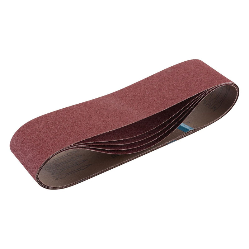 Draper Cloth Sanding Belt, 100 x 915mm, 80 Grit (Pack of 5) 09264 Draper - Town Tools 