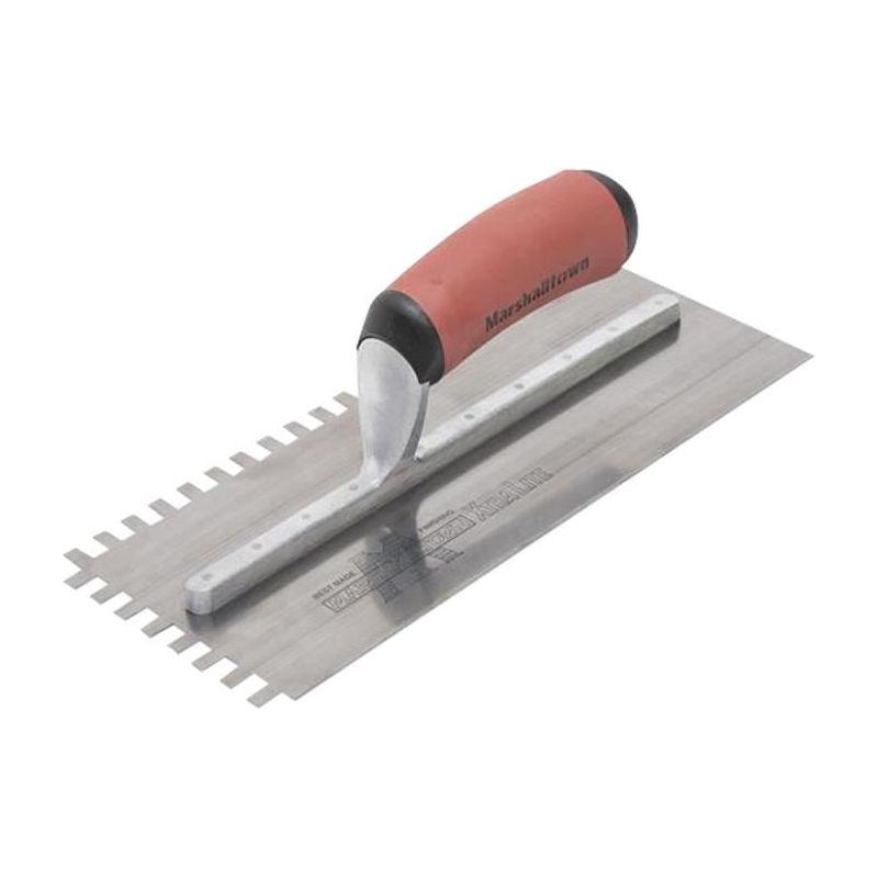 Marshalltown 6mm Stainless Steel Square Notched Trowel DuraSoft® Handle Marshalltown - RockBottom Northampton