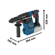 Bosch GBH 18V-26F SDS-Plus Rotary Hammer 18V 2 x 5.0Ah Li-ion Bosch - RockBottom Northampton