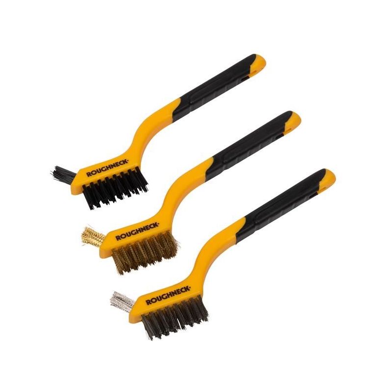 Roughneck Mini Wire Brush Set 3 Piece Roughneck - RockBottom Nothampton
