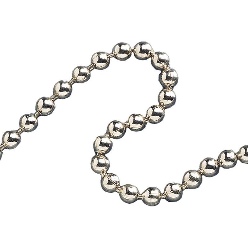 Faithfull Ball Chain Chrome 3.2mm x 10m Faithfull - RockBottom Northampton