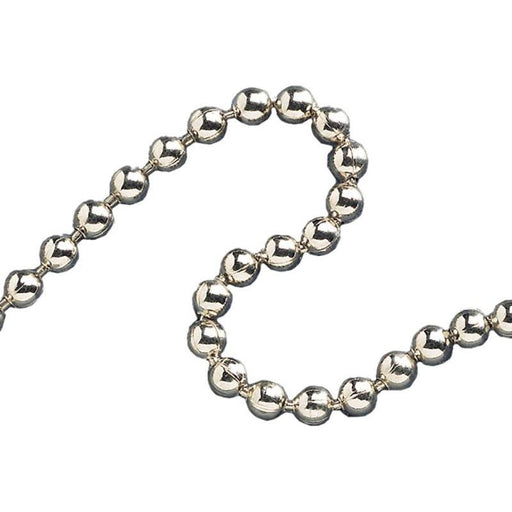 Faithfull Ball Chain Chrome 3.2mm x 10m Faithfull - RockBottom Northampton